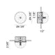 Misty 1-Light 4.3" Wall Sconce / Shade