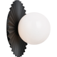 Modern Ruff 1-Light Flush Mount