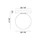 Cosmo 1-Light Flush Mount