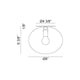 Mayu 1-Light Flush Mount