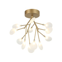 Hydrangea Bloom 12-Light Ceiling Mount