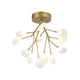 Hydrangea Bloom 12-Light Ceiling Mount