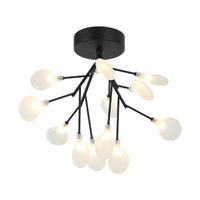 Hydrangea Bloom 12-Light Ceiling Mount