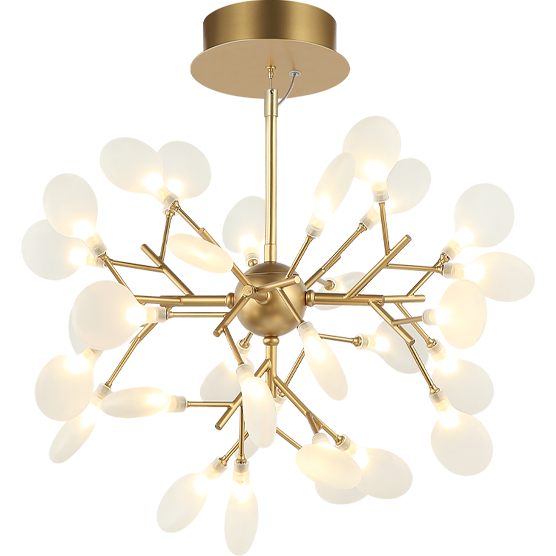 Hydragea Bloom 24-Light 24" Chandelier