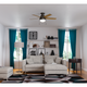 Anslee Low Profile Fan with Light 46"