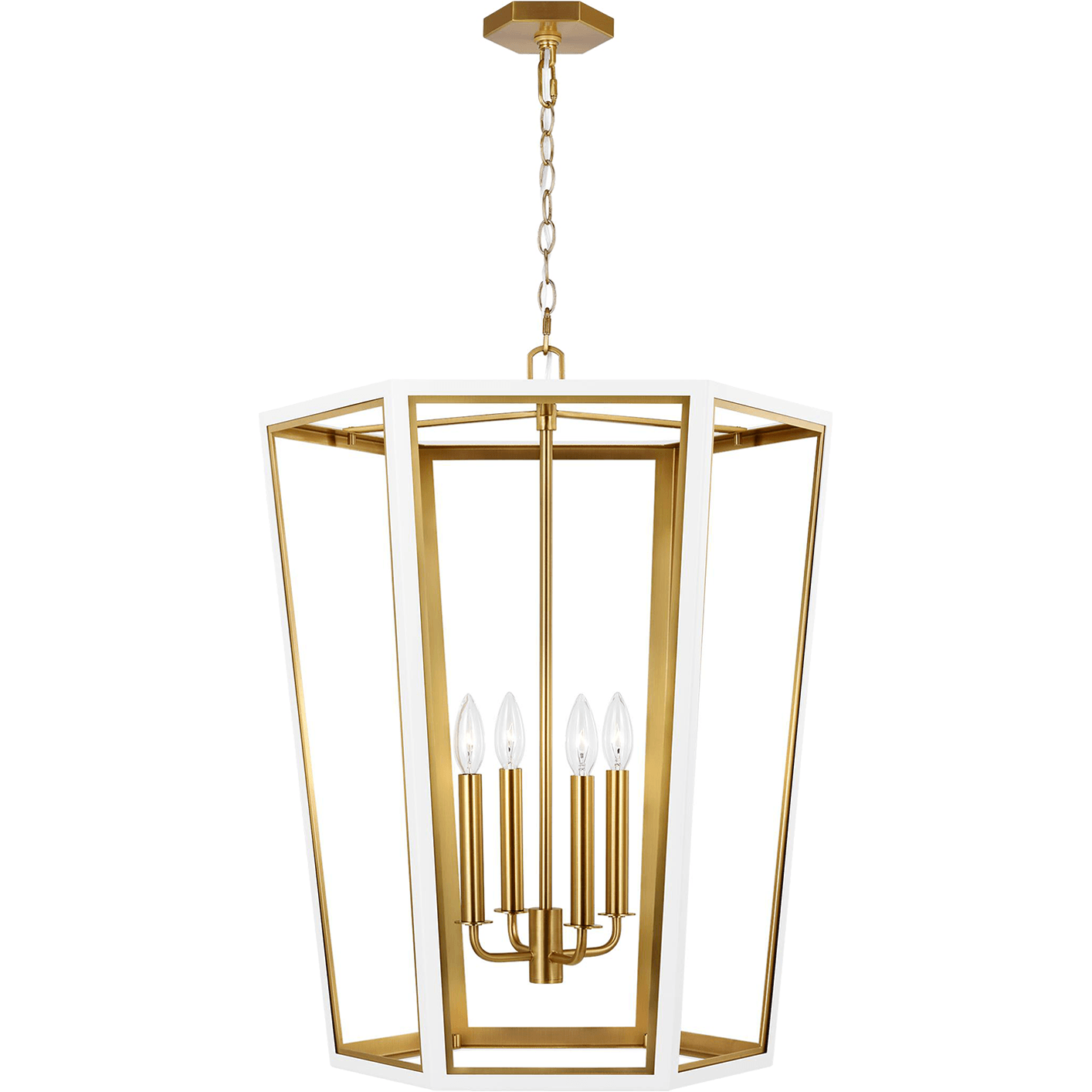 Visual Comfort Studio Collection - Curt 4-Light Medium Lantern - Lights Canada