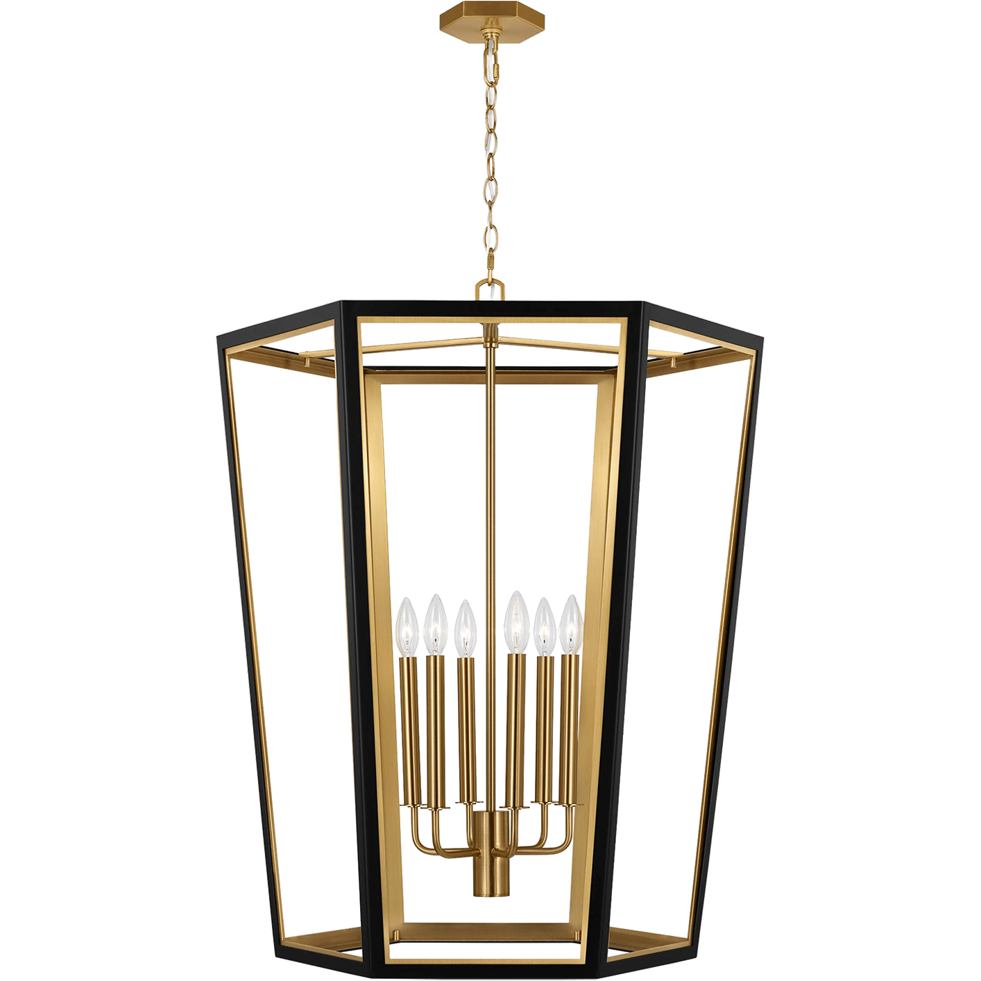 Visual Comfort Studio Collection - Curt 6-Light Large Lantern - Lights Canada