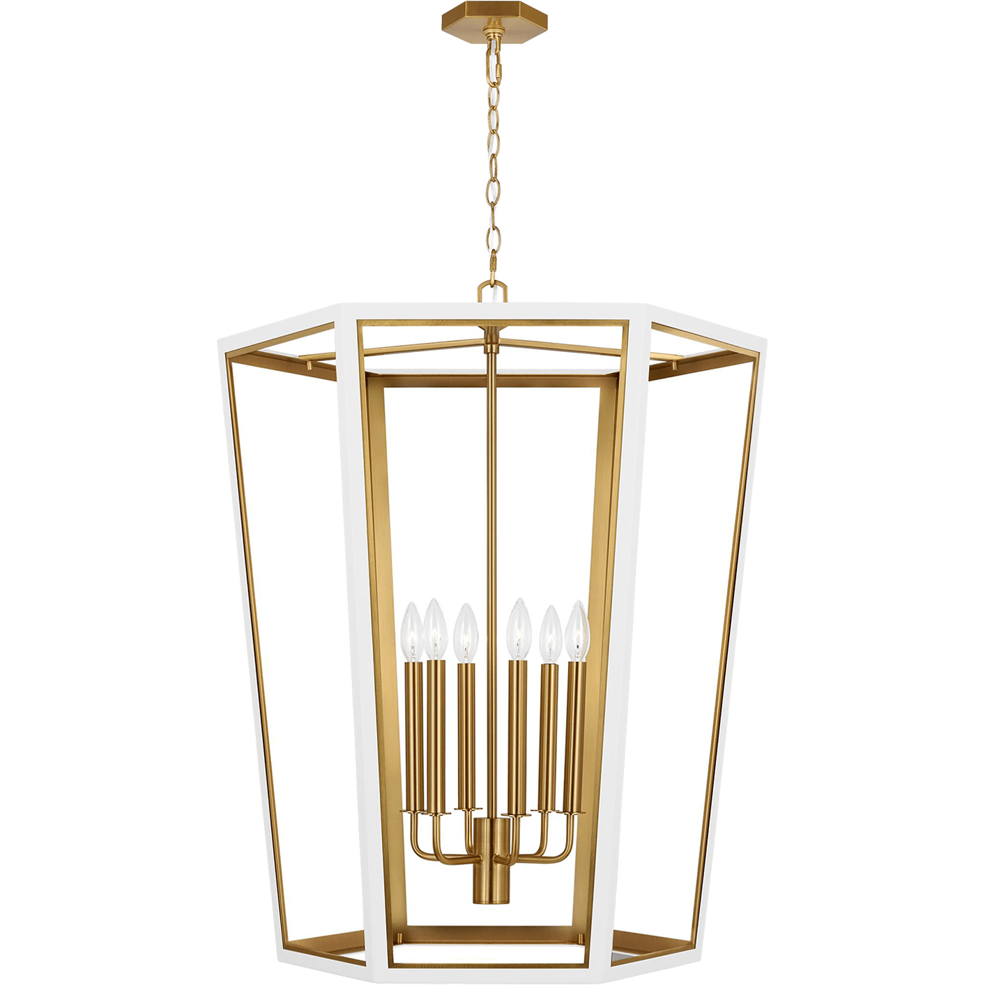 Visual Comfort Studio Collection - Curt 6-Light Large Lantern - Lights Canada