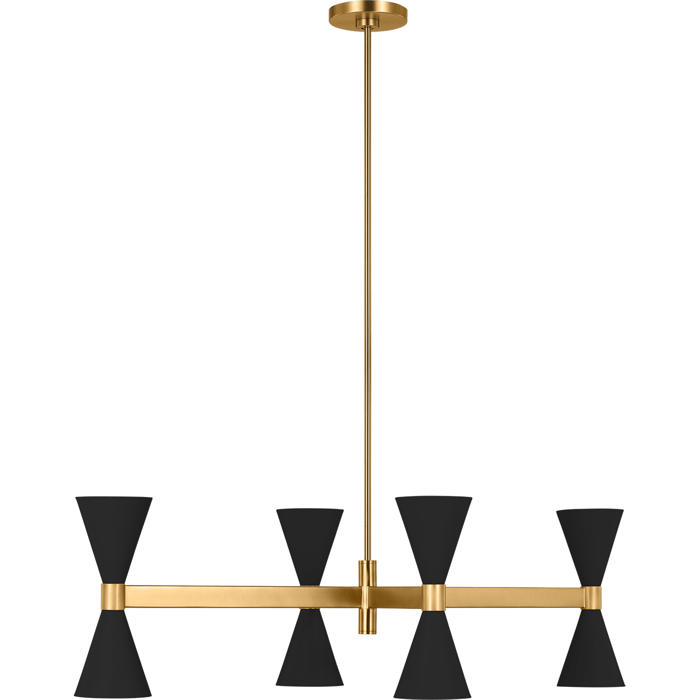 Visual Comfort Studio Collection - Albertine 8-Light Linear Chandelier - Lights Canada