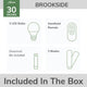 Brookside Fandelier with LED Light 30"