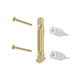 Loop 1" (2.5 cm) Curtain Rod 42-120" (107-305 cm)