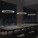 Arctic Rings 36" Single LED Ring Pendant