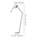 Almudaina 62" LED Floor Lamp