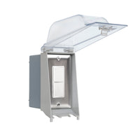 Single Duplex Switch Weatherproof Flush Mount and Gang Box
