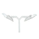 61" 8' Pole Mount with Double Crossbar
