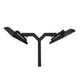61" 8' Pole Mount with Double Crossbar