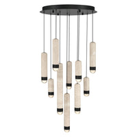 Cambre 10-Light 22" LED Multi Drop Chandelier