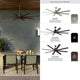 Breda 75" 8-Blade Ceiling Fan