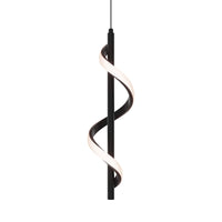18" Vertical Swirl Pendant
