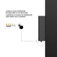 4" Square Wall Sconce