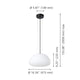 Balmes 16" 1-Light Pendant
