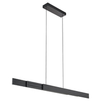 Falsetto 40-73" 3-Light 3CCT LED Expandable Linear Chandelier