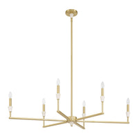 Montclair 46" 6-Light Linear Chandelier