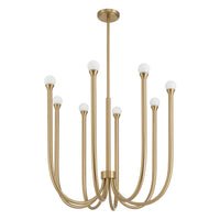 Dahlia 28" 8-Light Chandelier