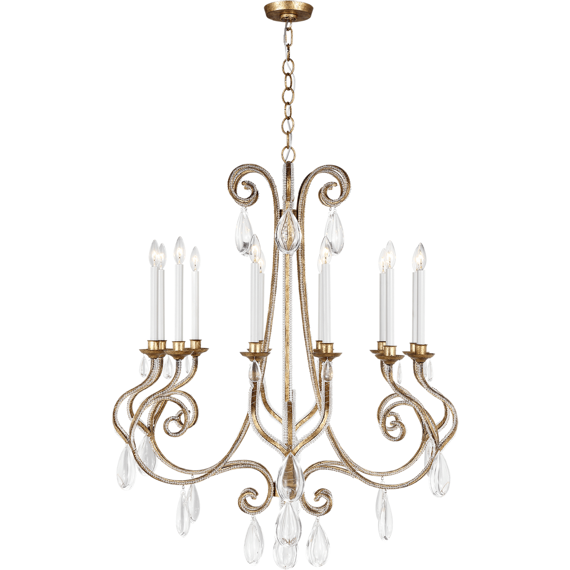 Visual Comfort Studio Collection - Kinsale 12-Light Large Chandelier - Lights Canada