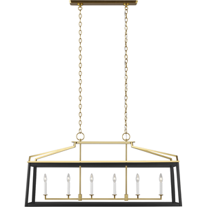 Visual Comfort Studio Collection - Carlow 6-Light Linear Lantern - Lights Canada