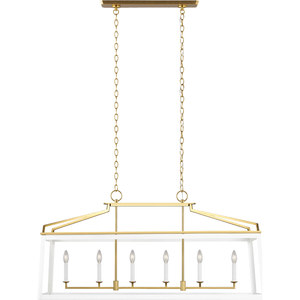 Visual Comfort Studio Collection - Carlow 6-Light Linear Lantern - Lights Canada