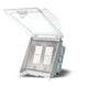 Dual Duplex Switch Weatherproof Flush Mount and Gang Box