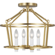 Visual Comfort Studio Collection - Marston 4-Light Semi Flush Mount - Lights Canada