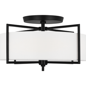 Visual Comfort Studio Collection - Perno 3-Light Large Semi Flush Mount - Lights Canada