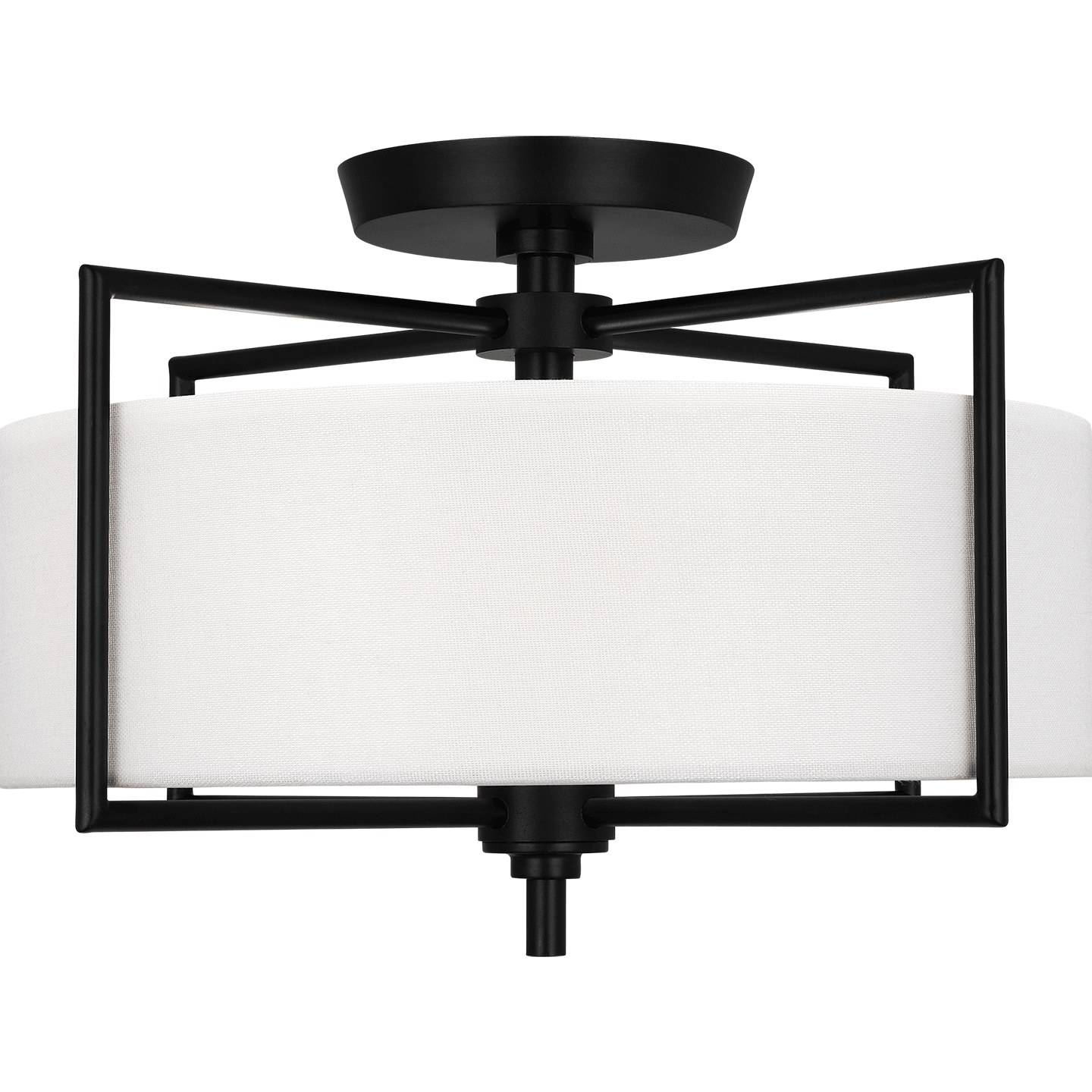 Visual Comfort Studio Collection - Perno 2-Light Medium Semi Flush Mount - Lights Canada