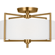 Visual Comfort Studio Collection - Perno 2-Light Medium Semi Flush Mount - Lights Canada