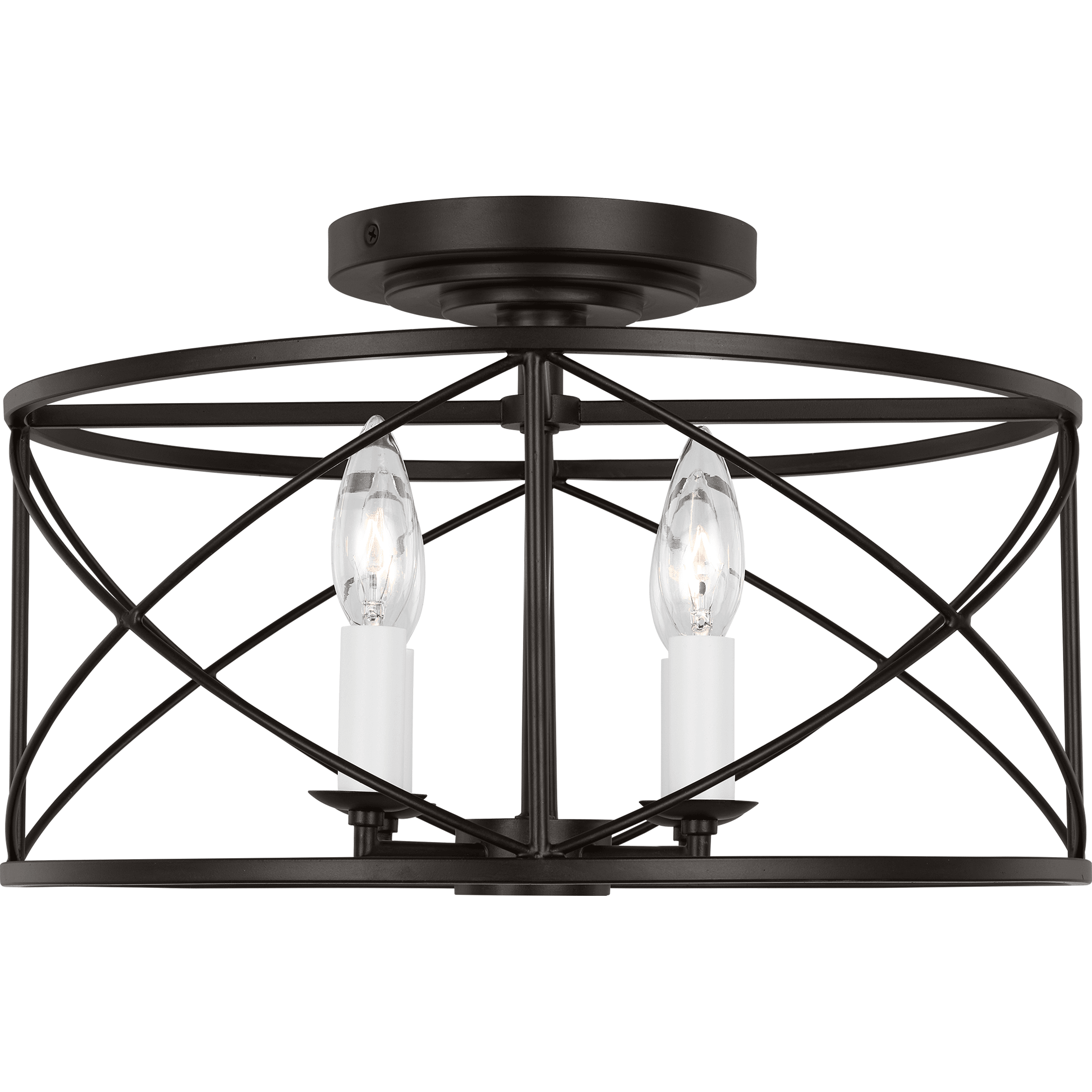 Visual Comfort Studio Collection - Beatrix 4-Light Medium Semi Flush Mount - Lights Canada