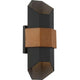 Chasm Medium LED Outdoor Wall Lantern