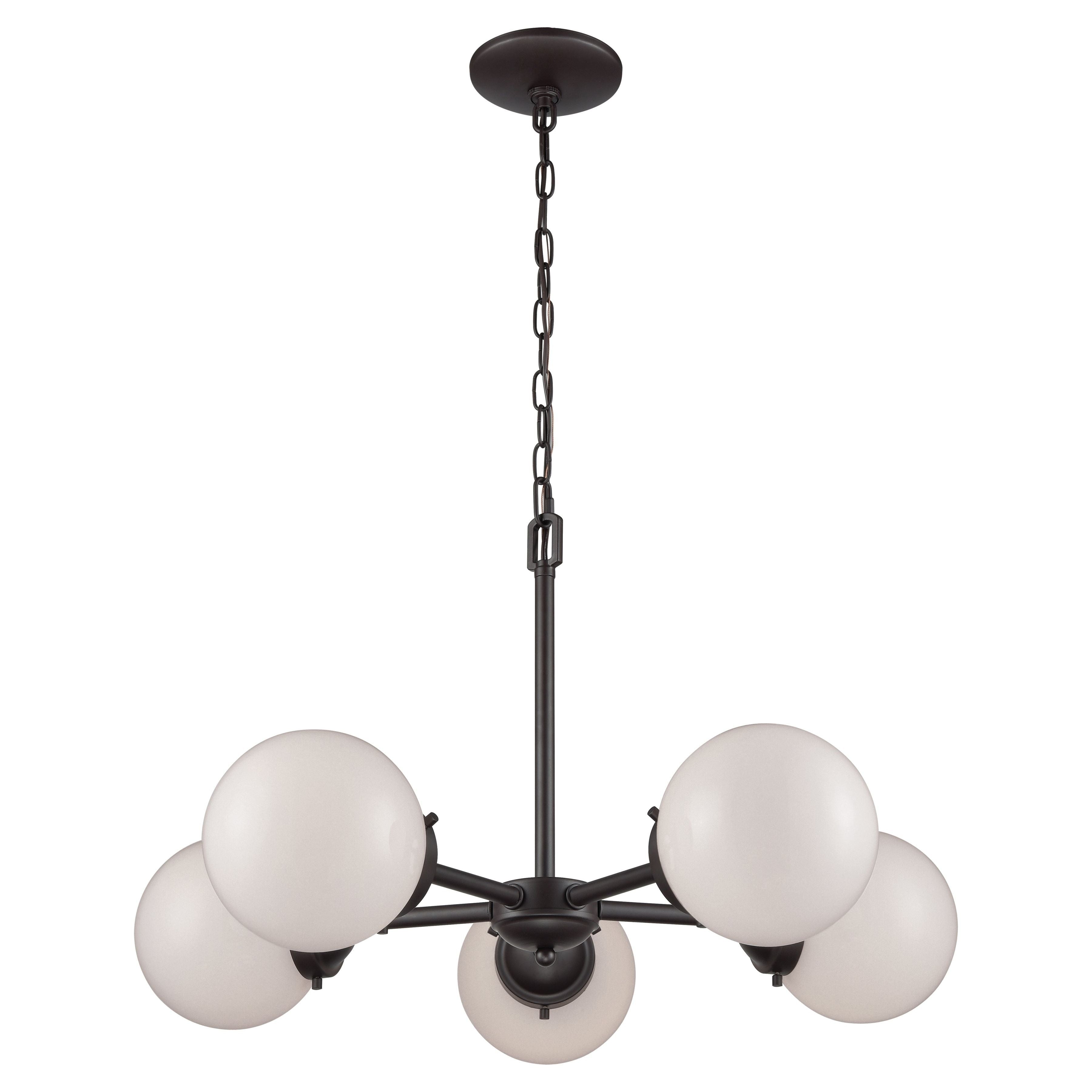 Beckett 26" Wide 5-Light Chandelier