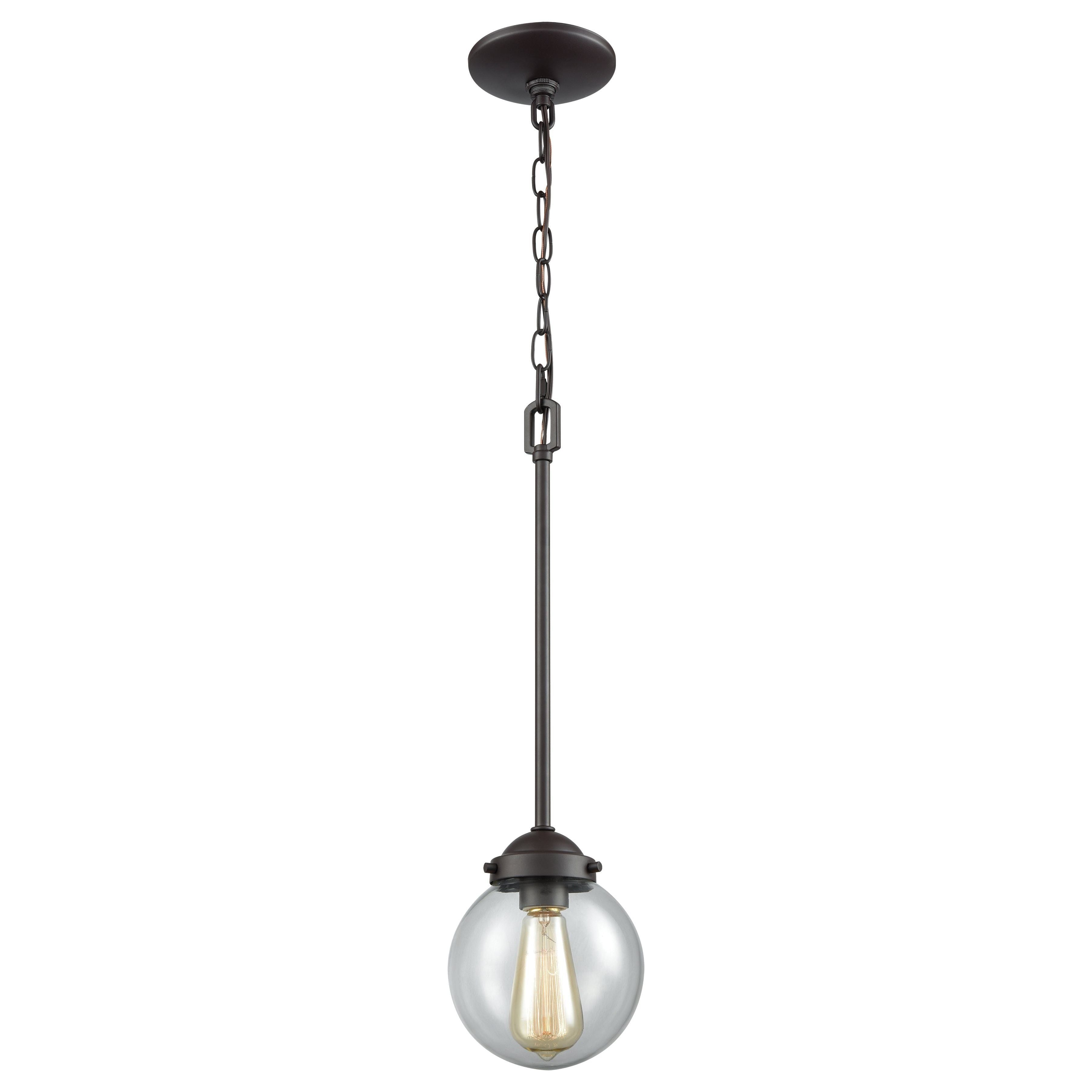 Beckett 6" Wide 1-Light Mini Pendant