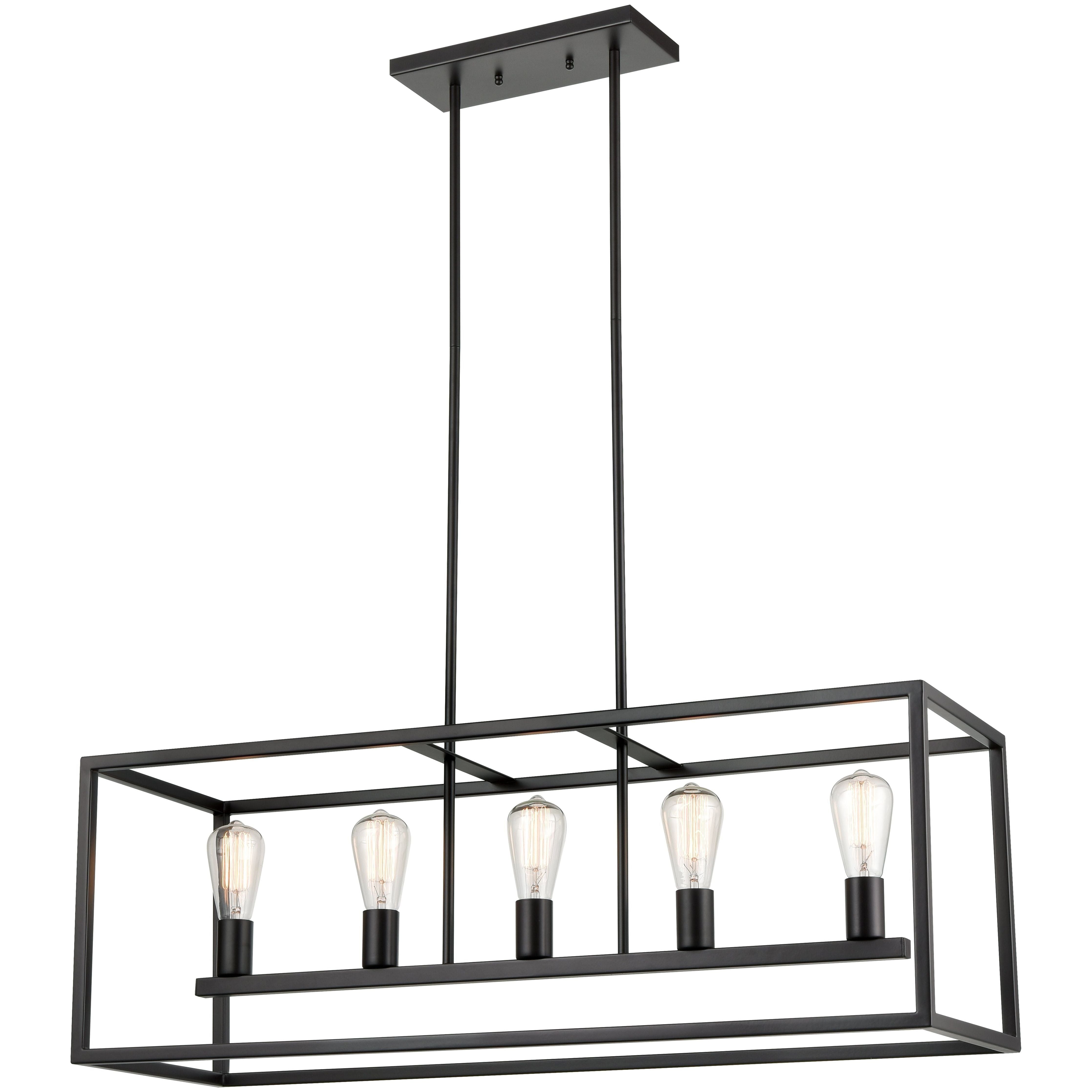 Williamsport 37" Wide 5-Light Linear Chandelier