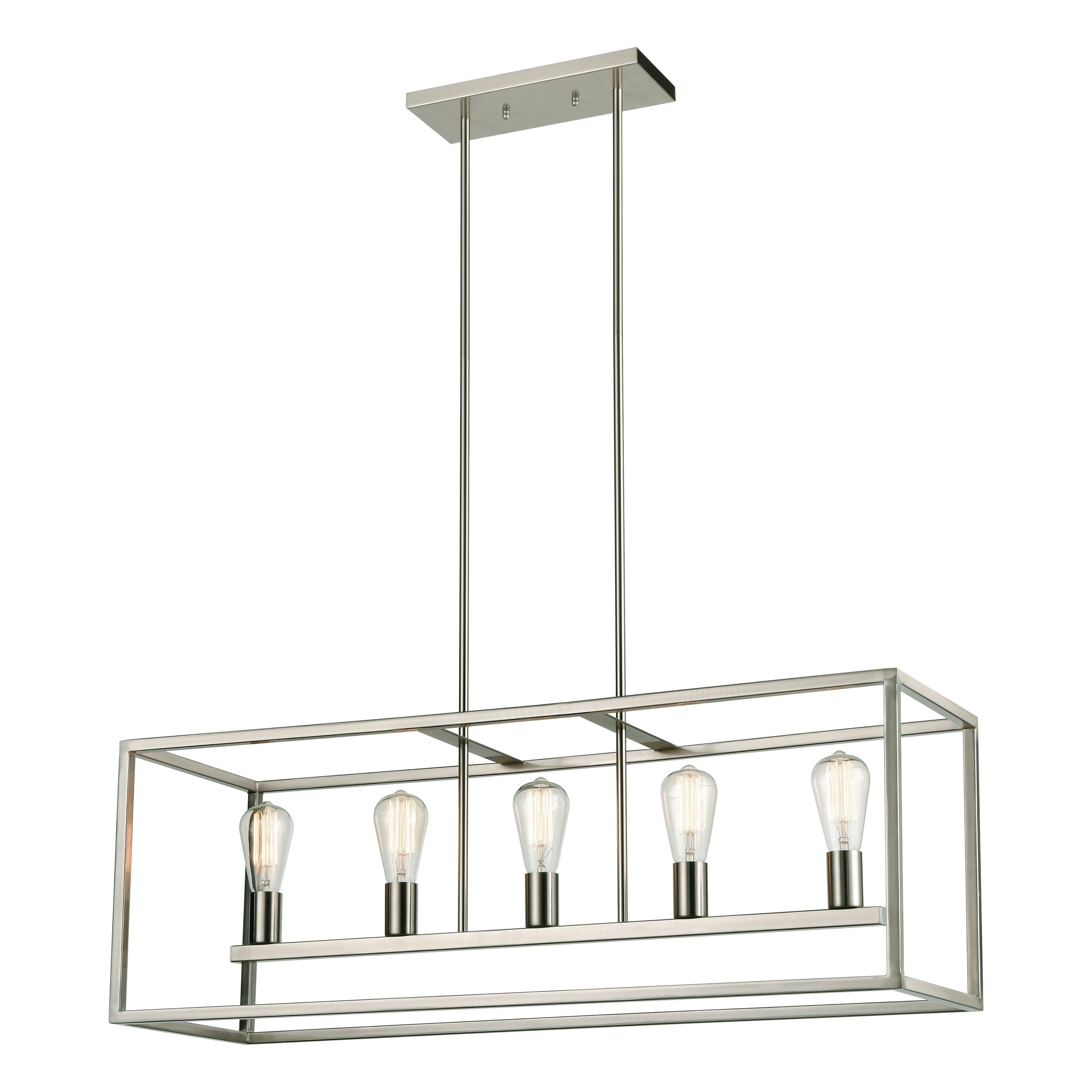 Williamsport 37" Wide 5-Light Linear Chandelier