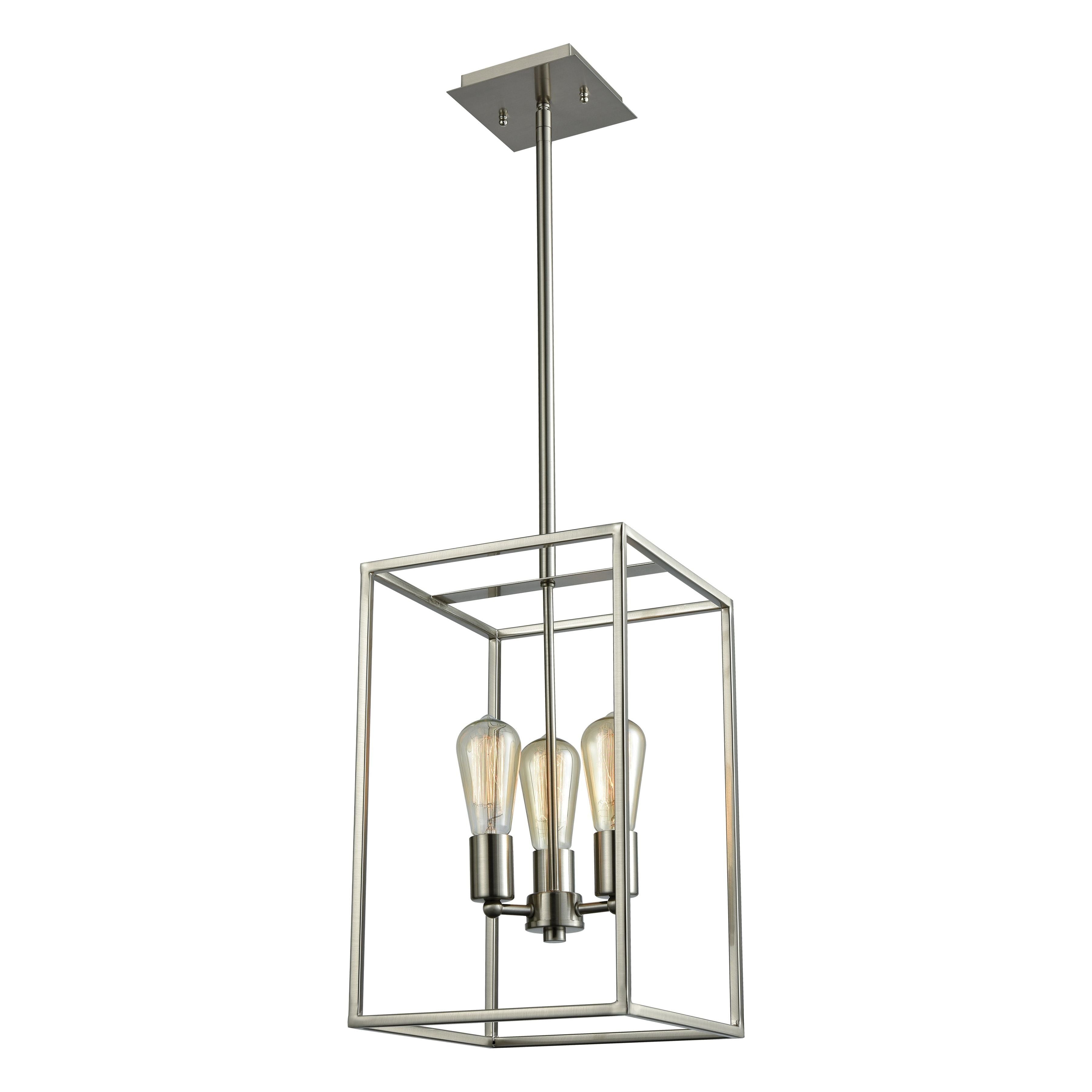 Williamsport 10" Wide 3-Light Chandelier