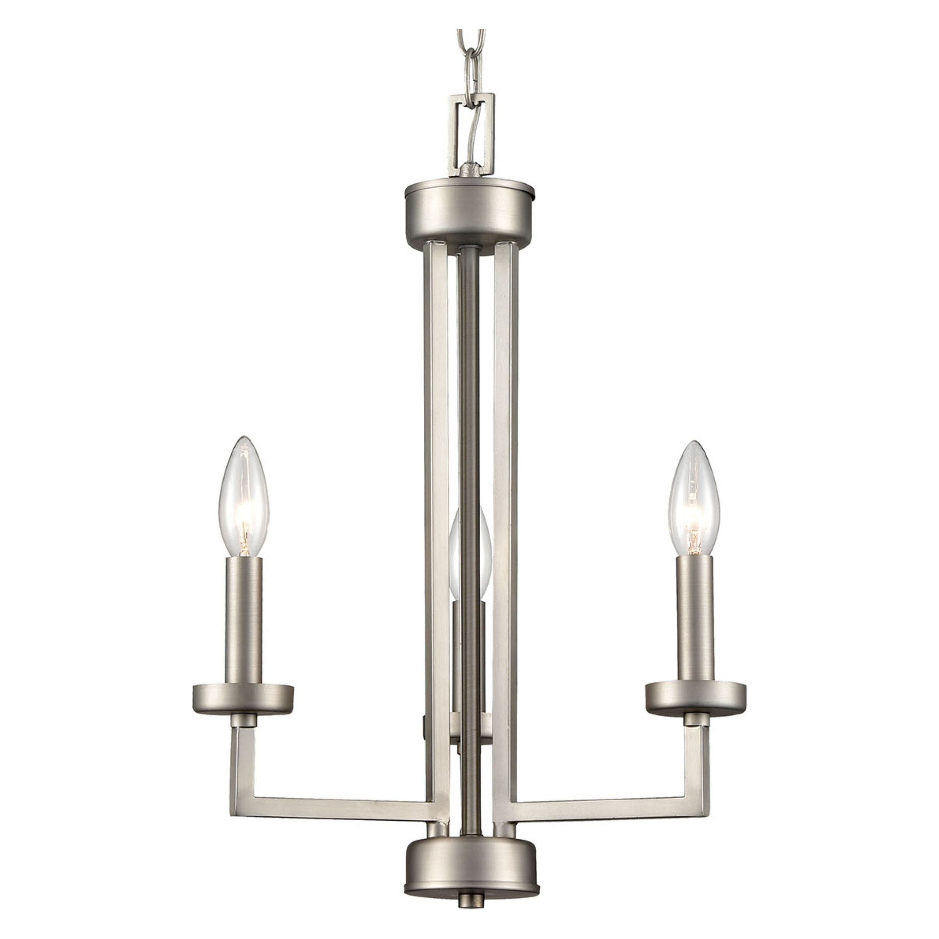 West End 15" Wide 3-Light Chandelier