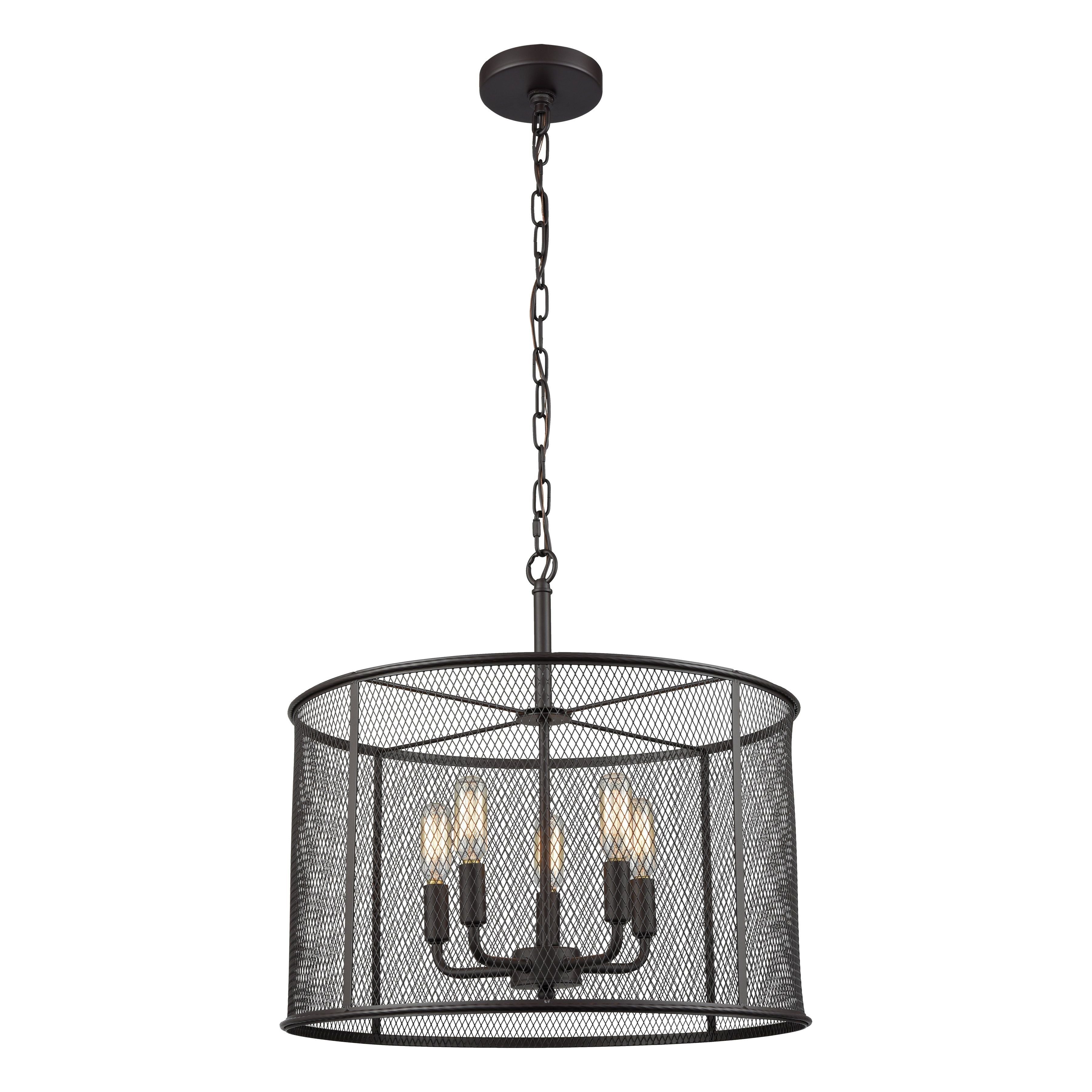 Williamsport 18" Wide 5-Light Chandelier