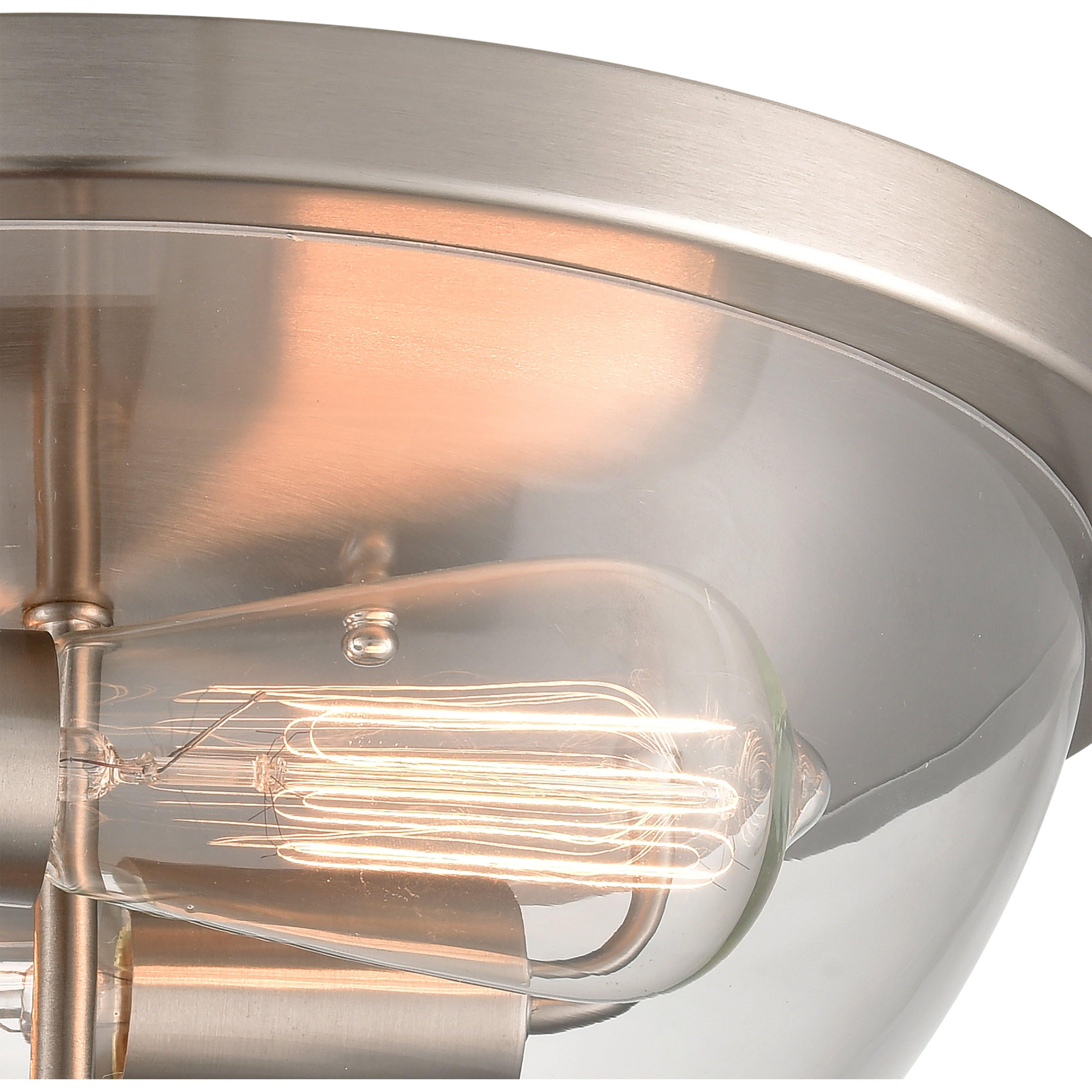 Astoria 13.5" Wide 2-Light Flush Mount