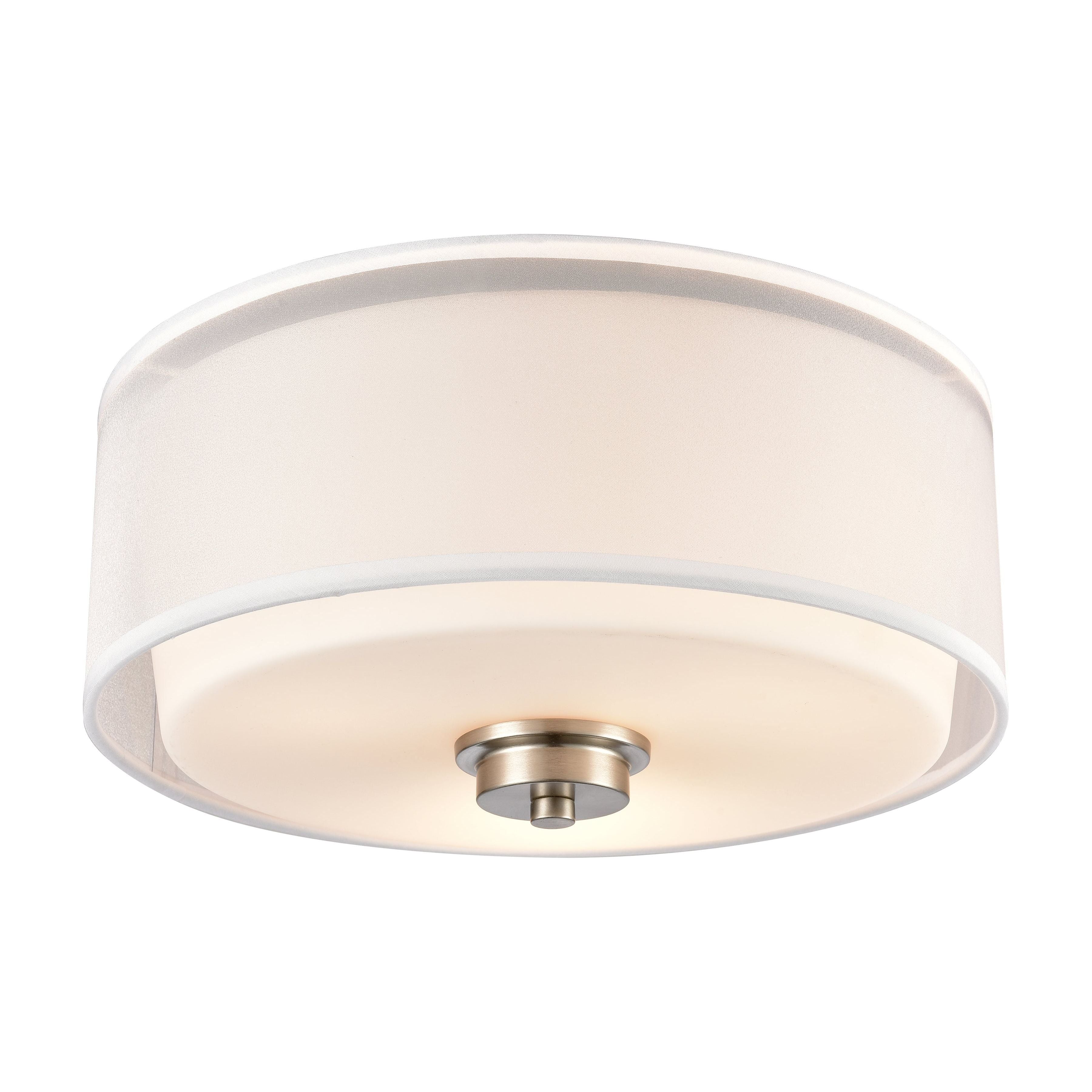 Market Square 13" Wide 3-Light Flush Mount