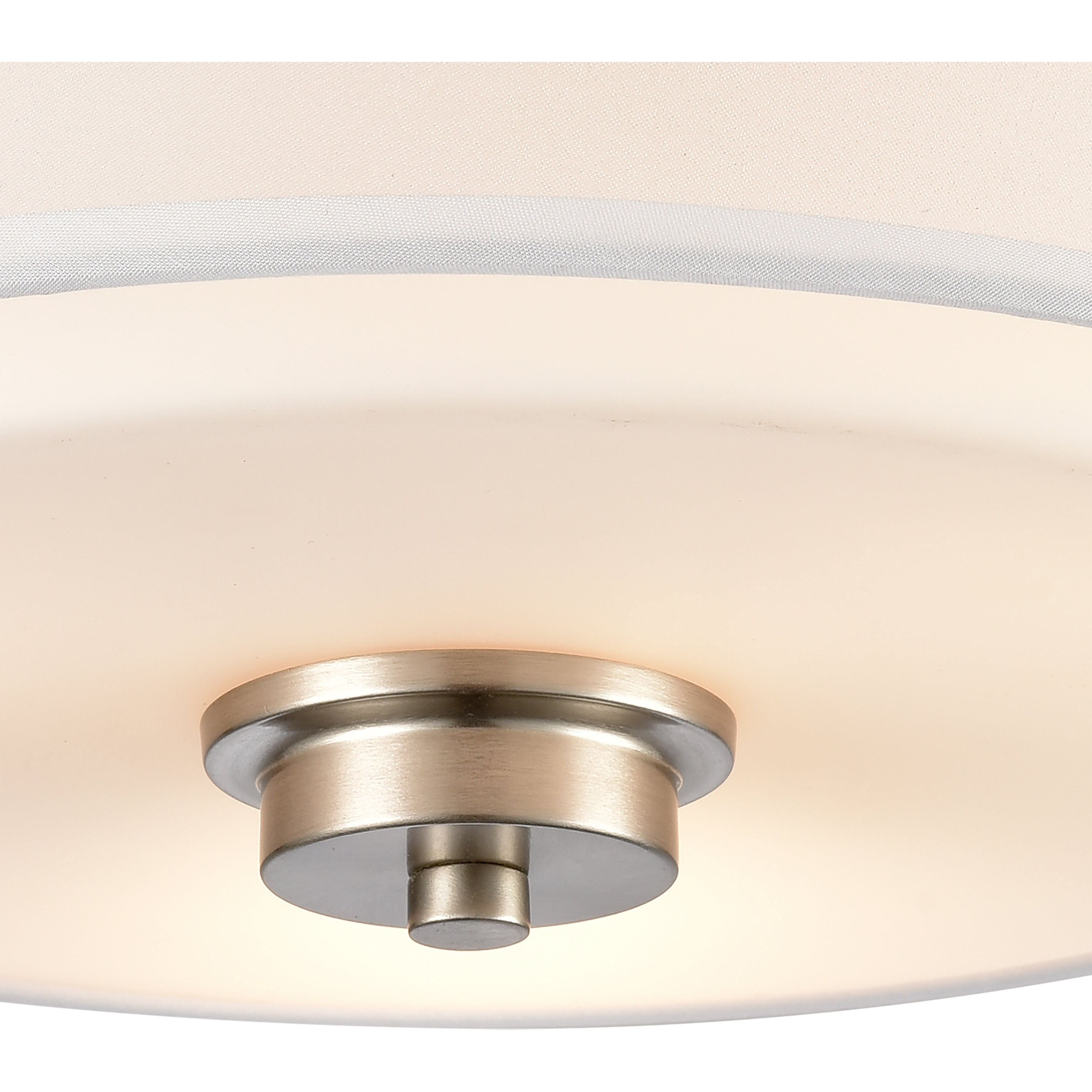 Market Square 13" Wide 3-Light Flush Mount