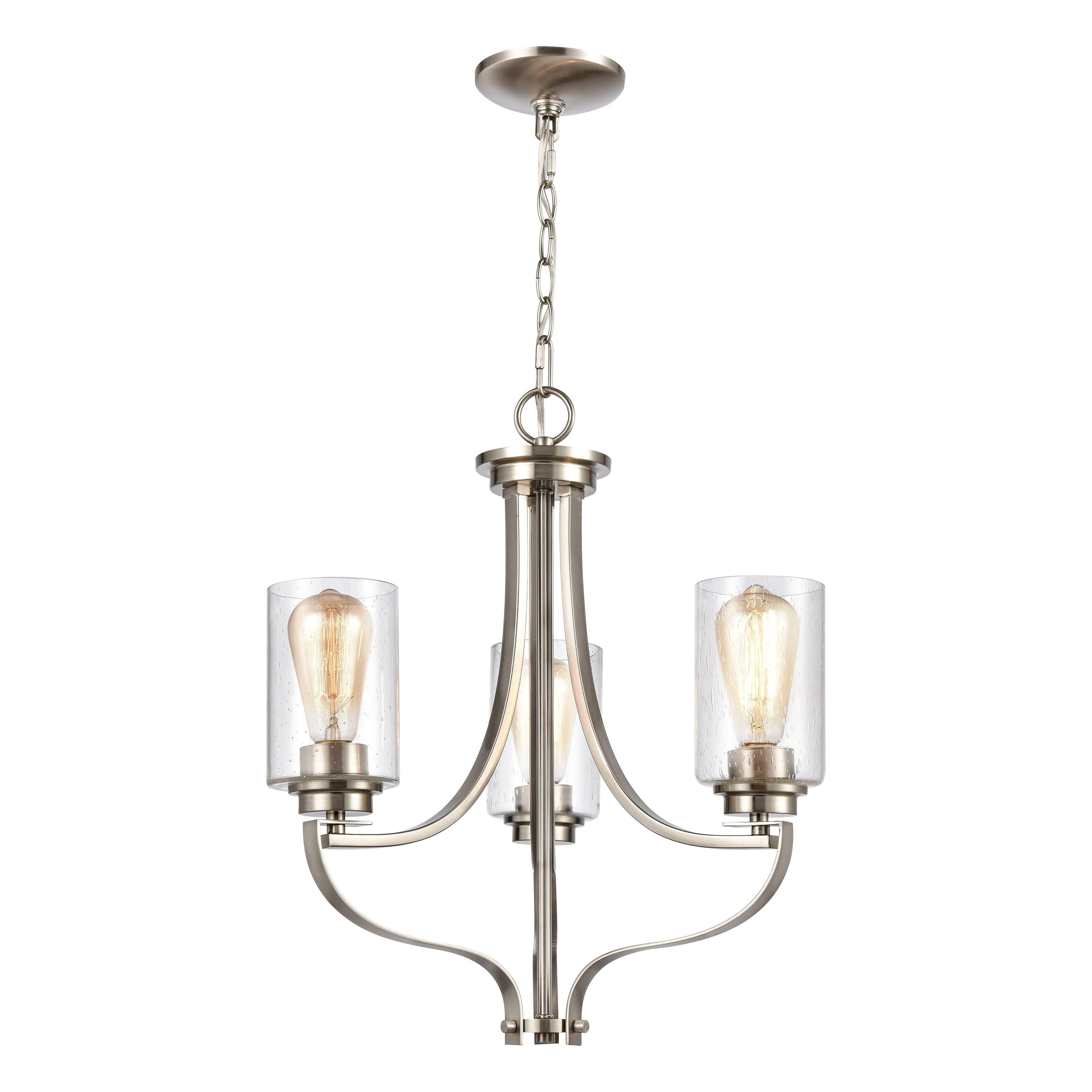 Market Square 19" Wide 3-Light Chandelier