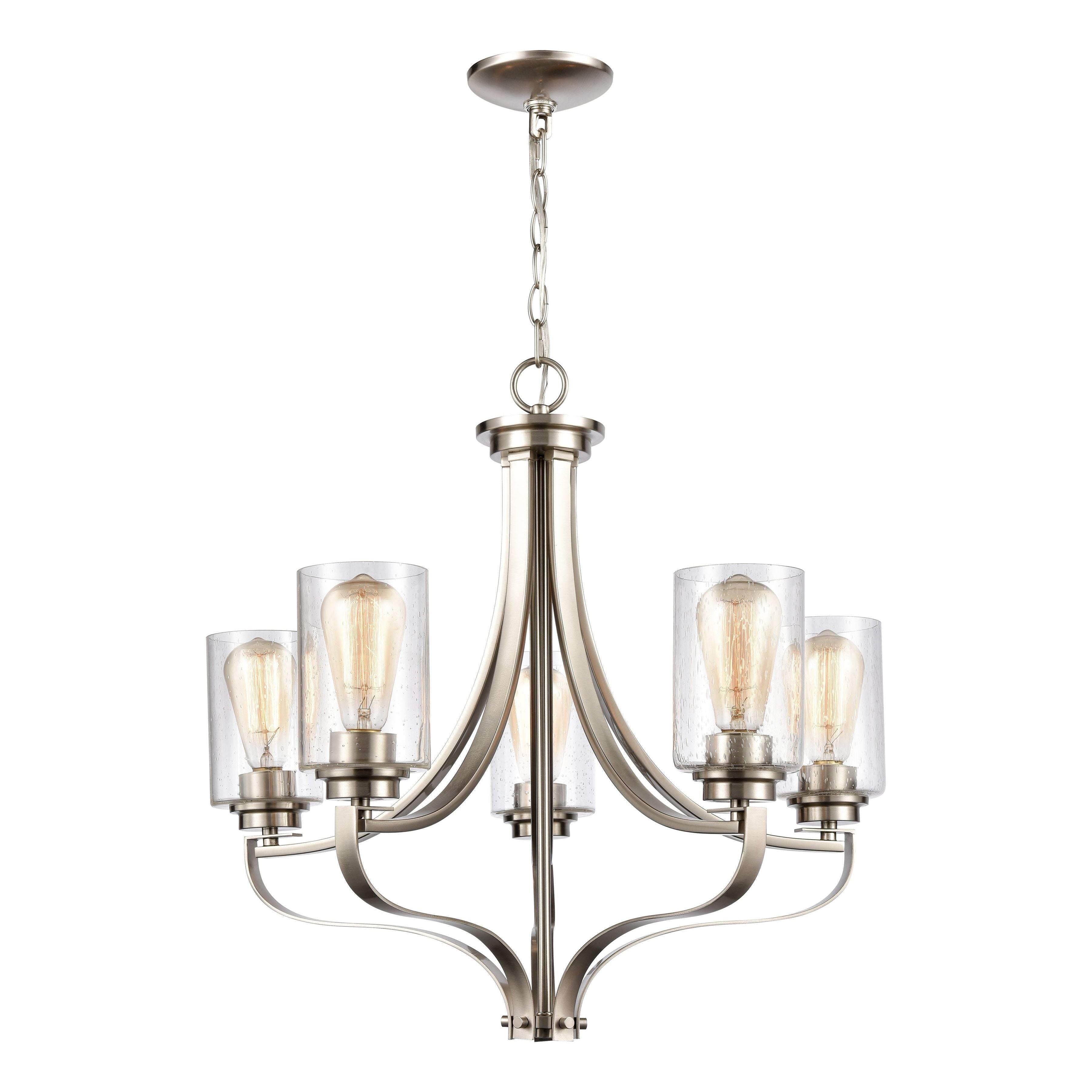 Market Square 24" Wide 5-Light Chandelier